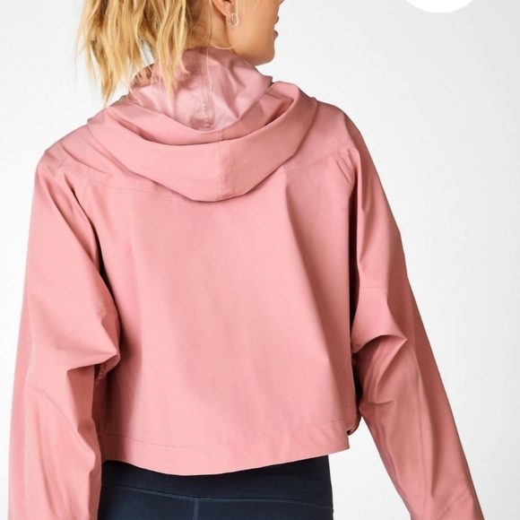 New Fabletics Erika Cropped Lightweight Hooded Jacket, Sz XL, NWT - Picture 12 of 12